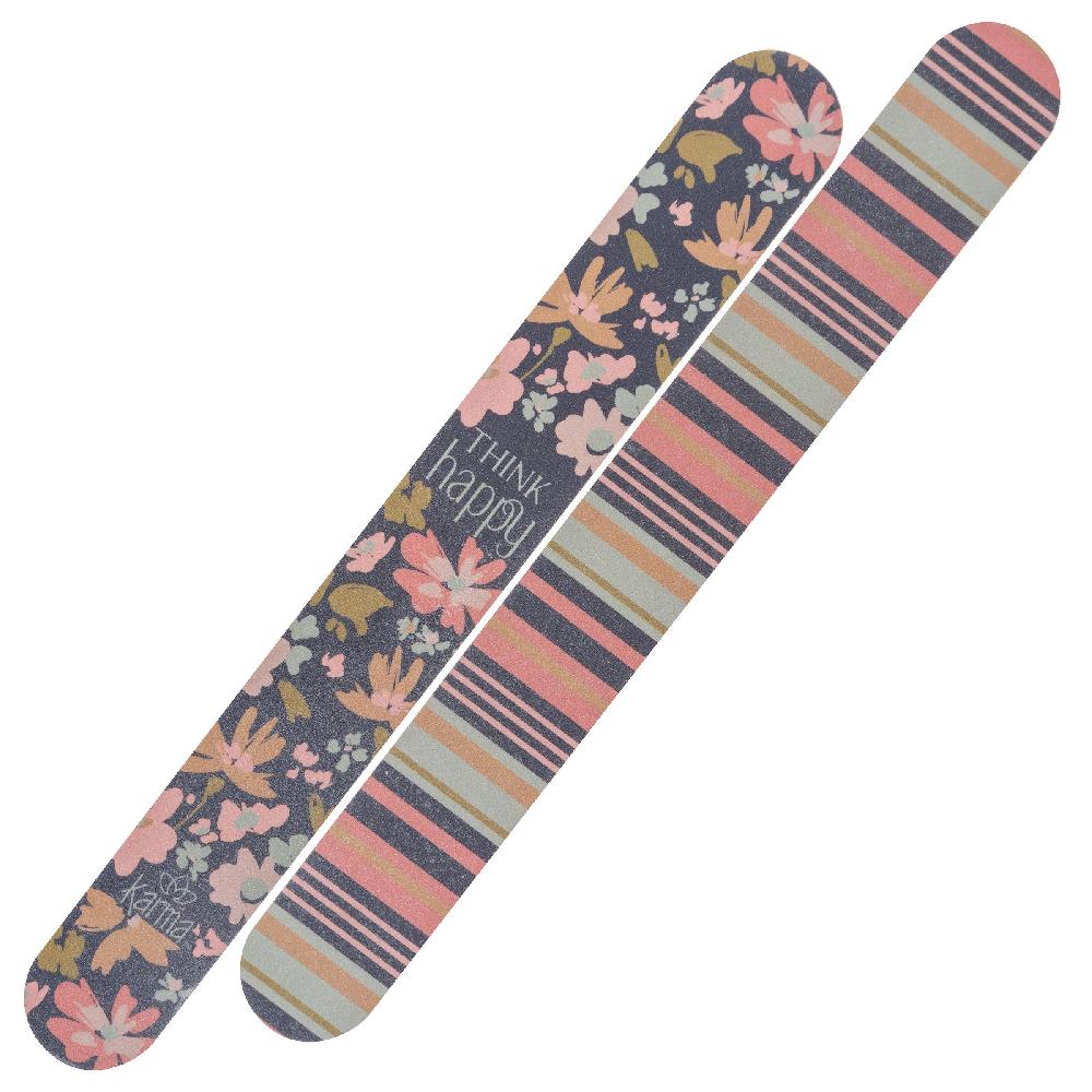 karma gifts Navy Floral Emery Boards
