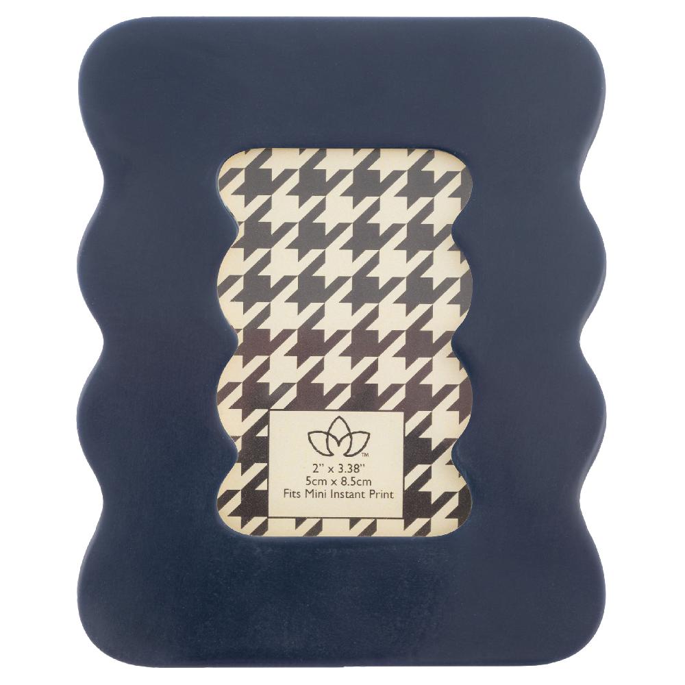 Karma Gifts Navy Resin Squiggle Mini Frame