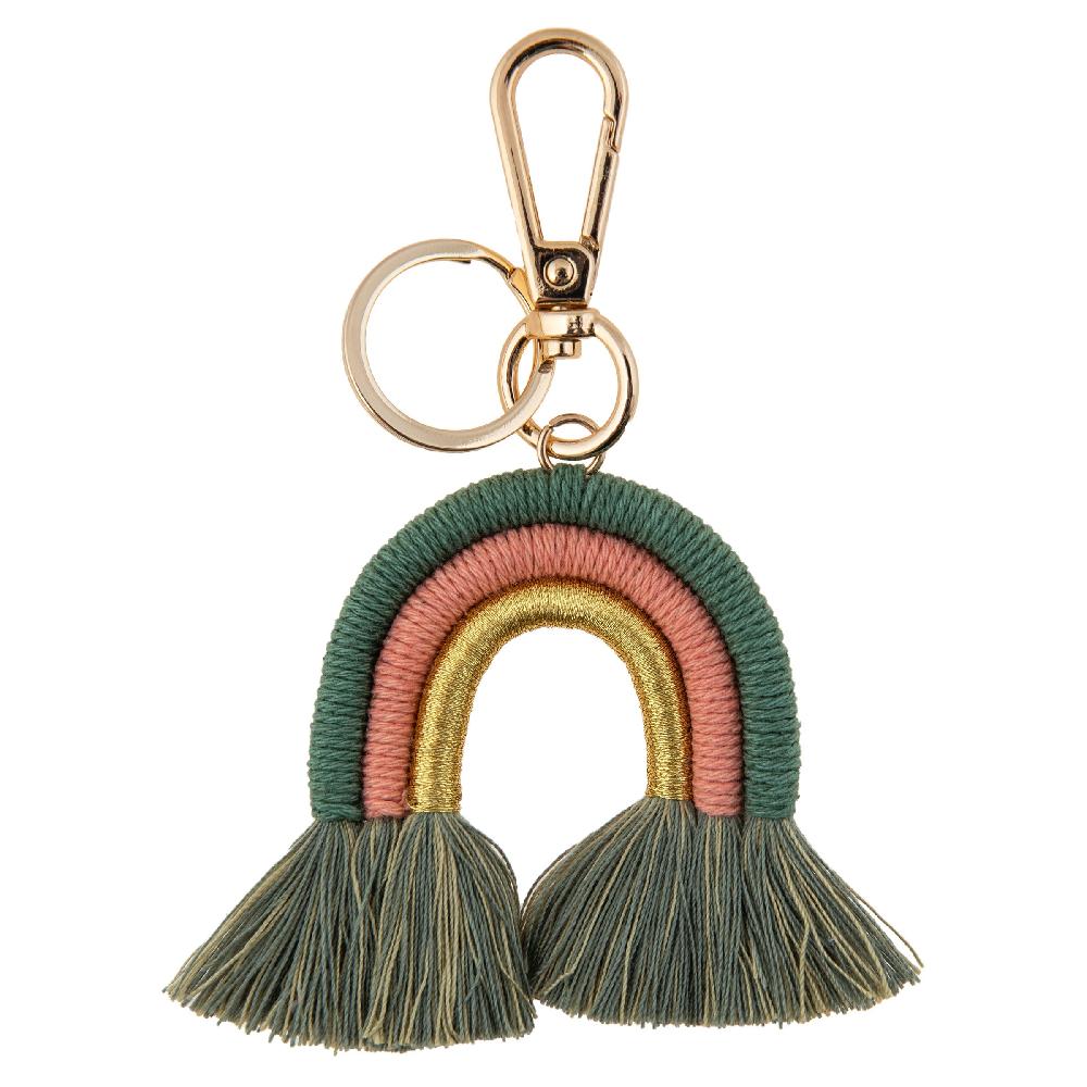 karma gifts Never Stop Rainbow Keychain