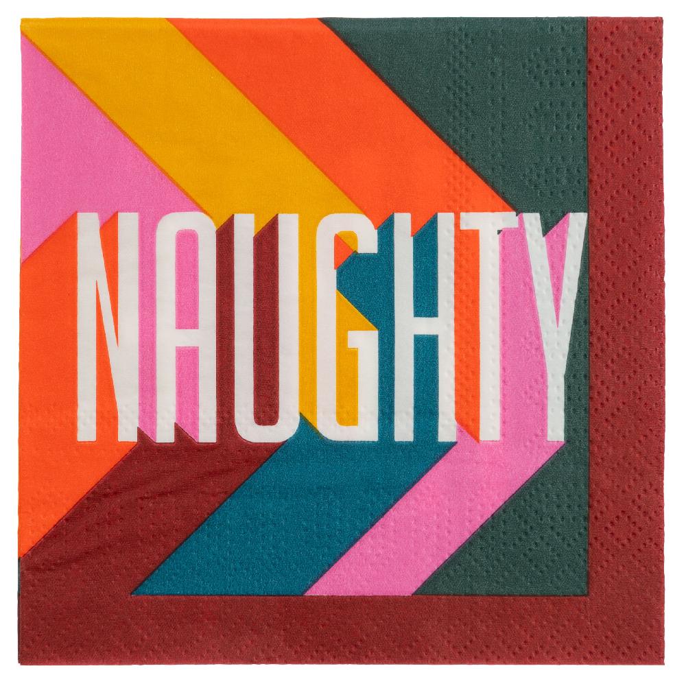 karma gifts Nice & Naughty Cocktail Paper Napkins