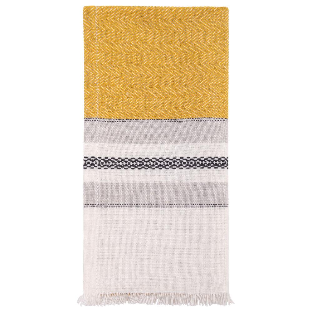 Karma Gifts Ochre Lisbon Tea Towel With Spreader