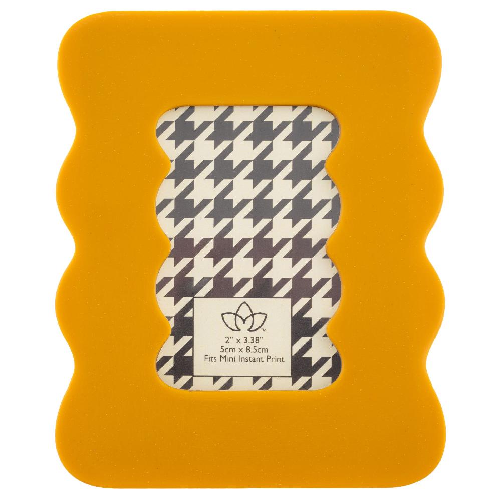 karma gifts Ochre Resin Squiggle Mini Frame