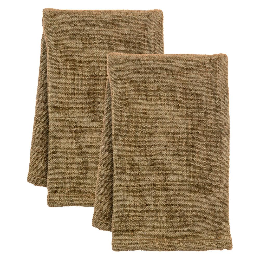 karma gifts Ochre Solid Dinner Napkin Sets