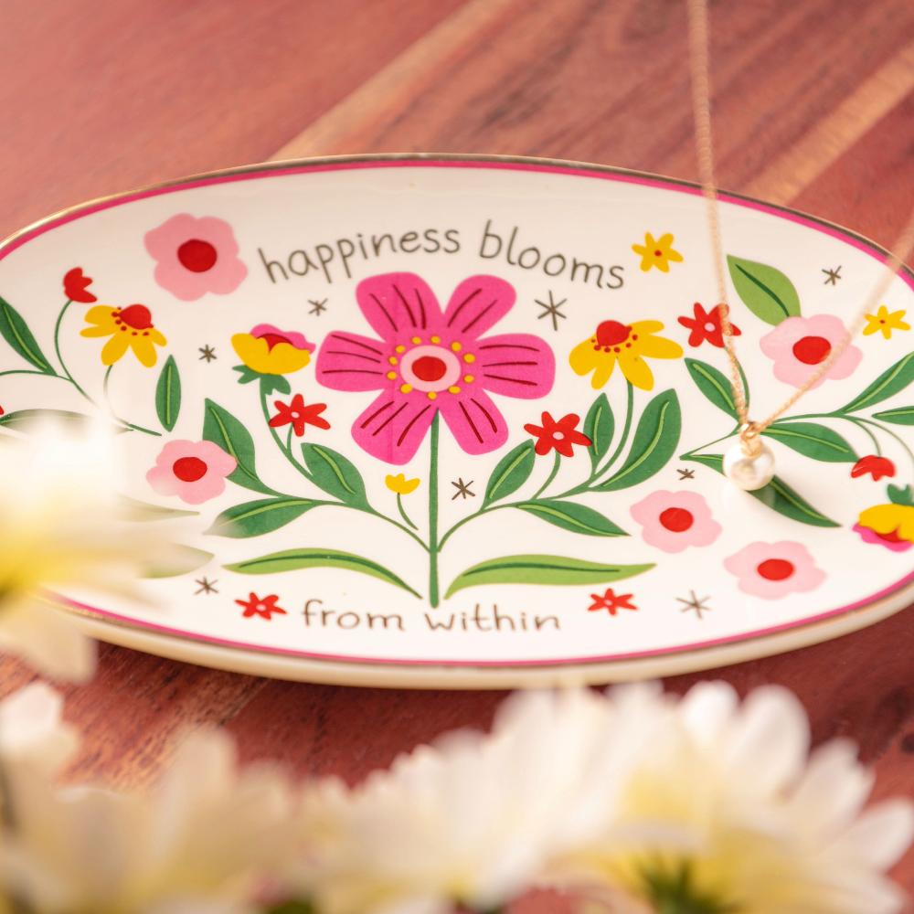 Karma Gifts Oh Happy Day Oval Trinket Tray