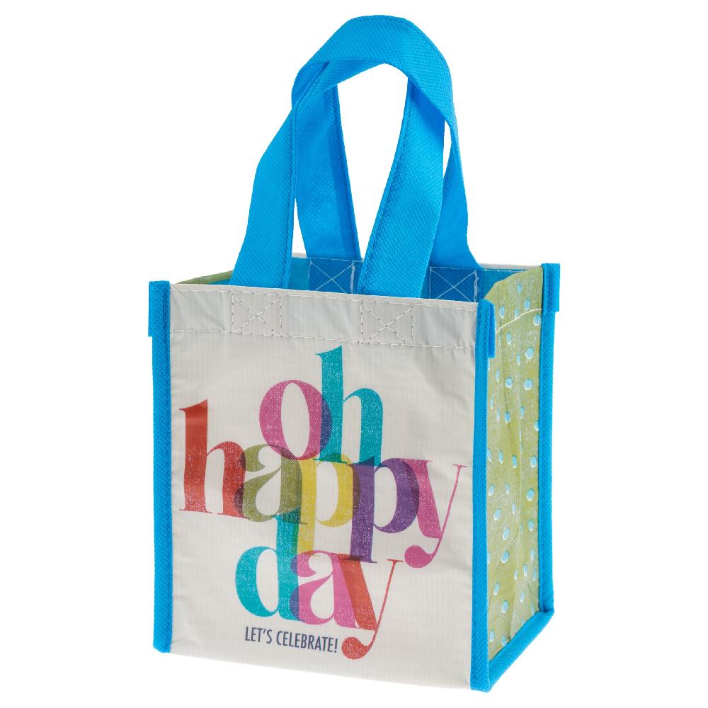karma gifts Oh Happy Day Recycled Small Gift Bag