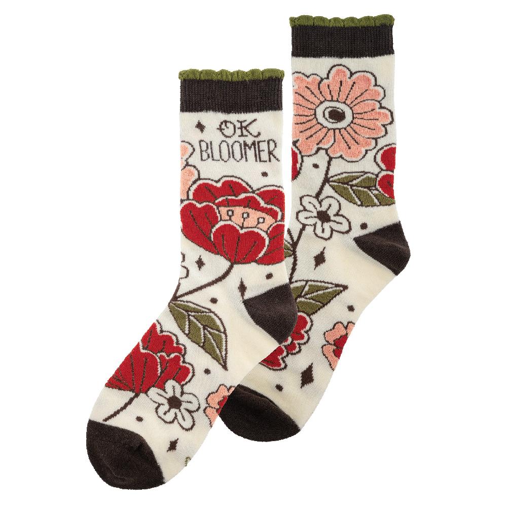 karma gifts OK Bloomer Crew Socks