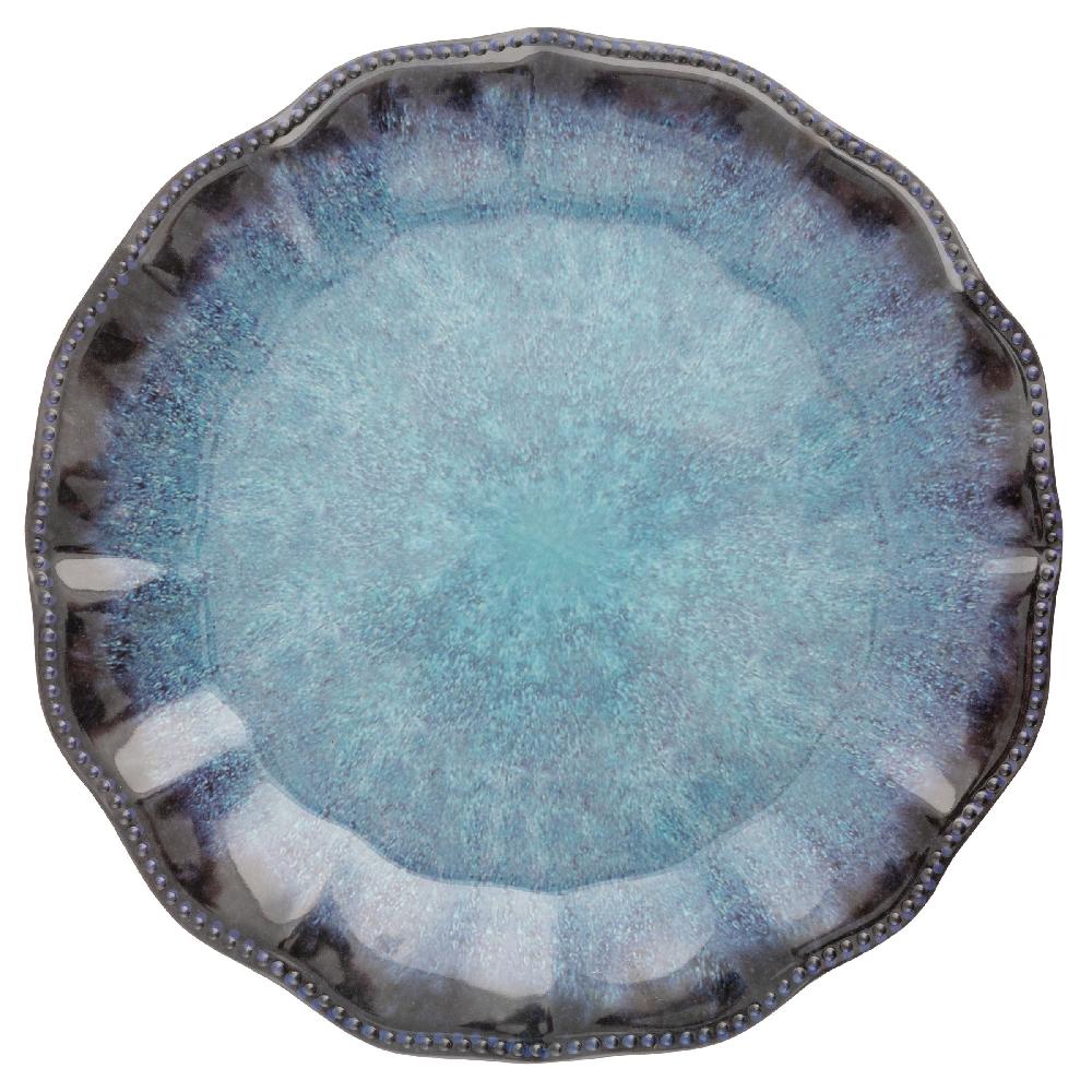 Karma Gifts Olivia Blue Melamine Dinner Plates