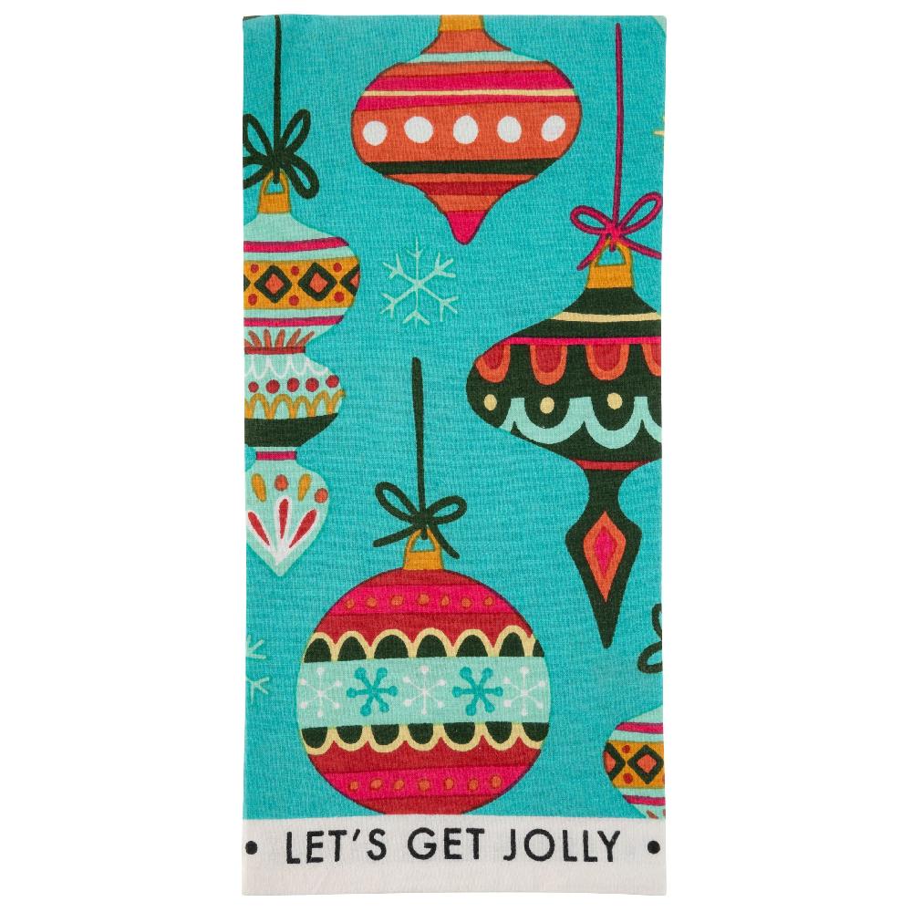 karma gifts Ornaments Holiday Shelly Tea Towel