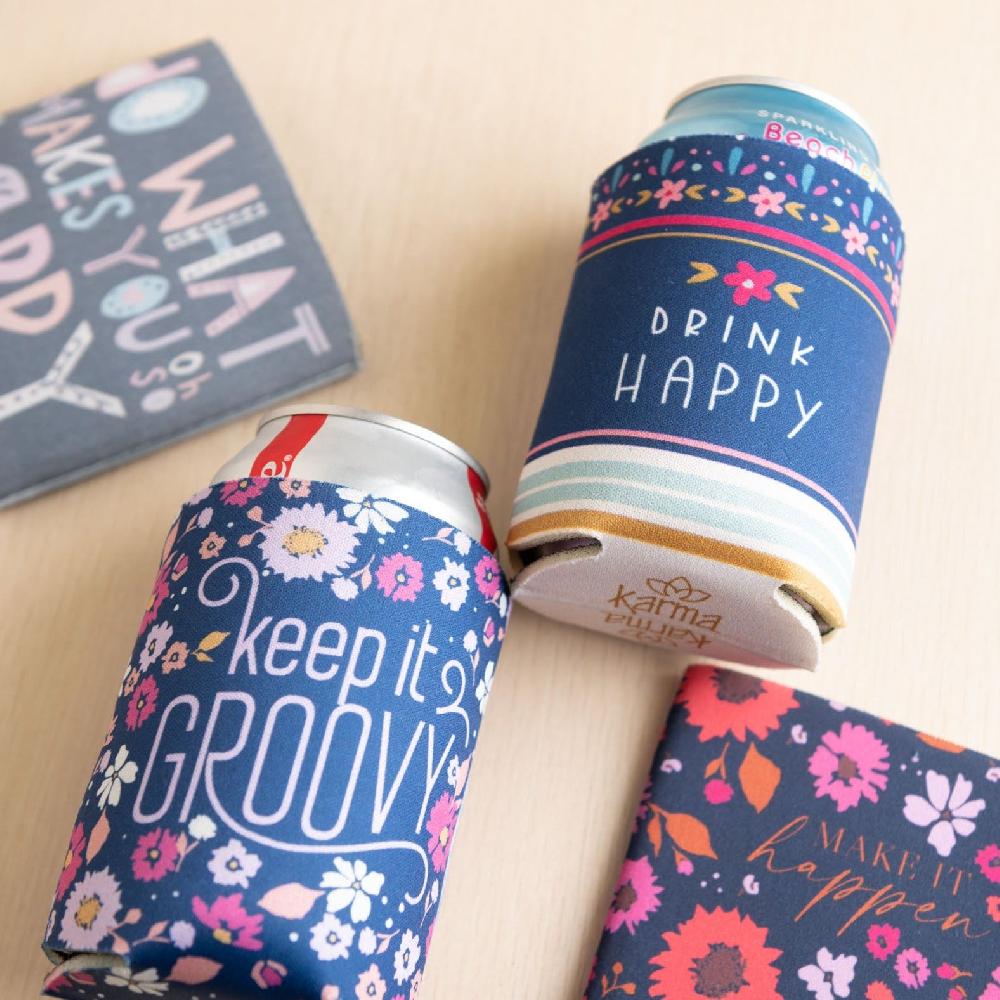 Karma Gifts Peach Can Coolers