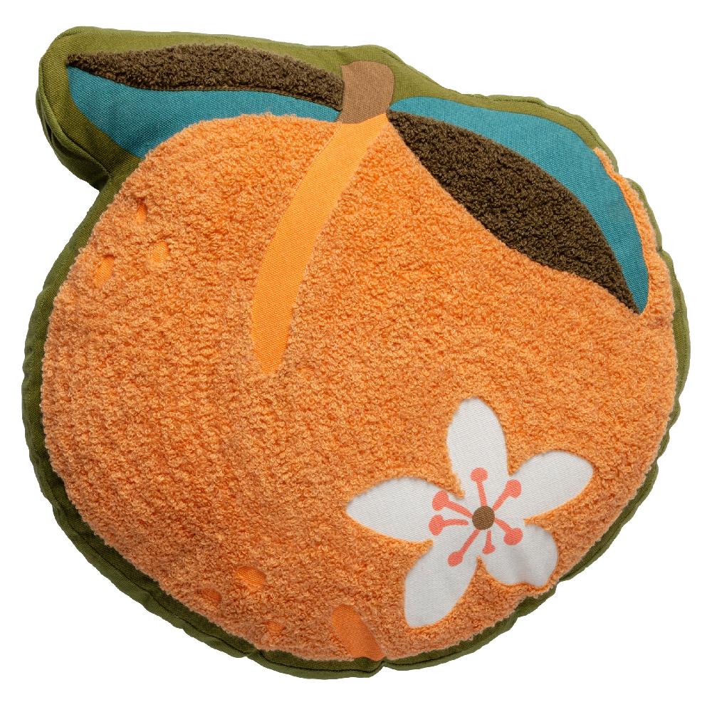 karma gifts Peach Shaped Embroidered Pillow