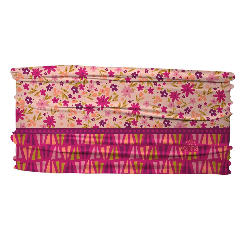karma gifts Peach Split Floral Thin Headbands