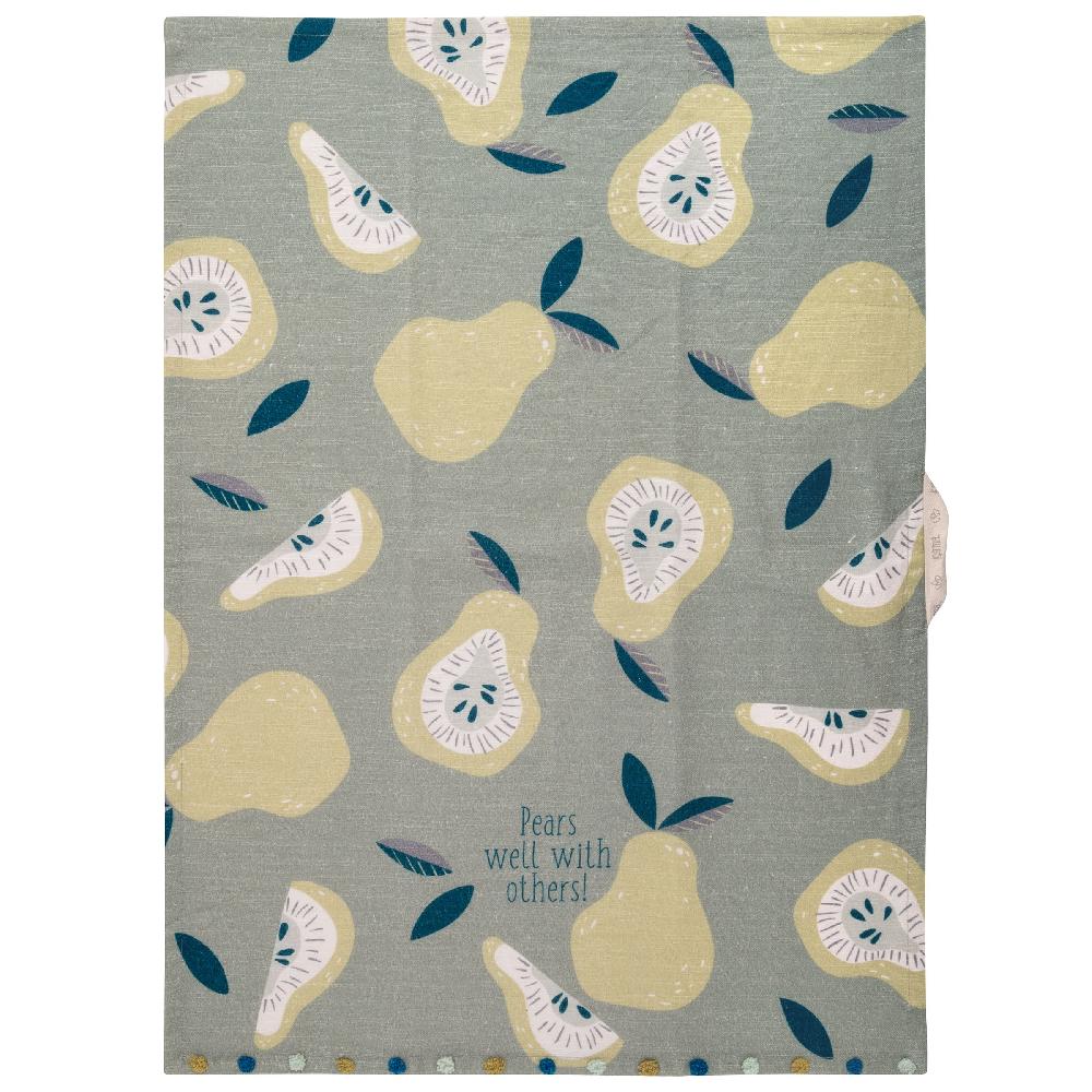Karma Gifts Pear Eclectic Tea Towel