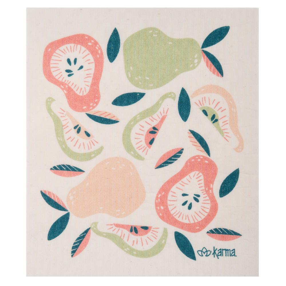 Karma Gifts Pear Set Of 4 Swedish Dishcloths
