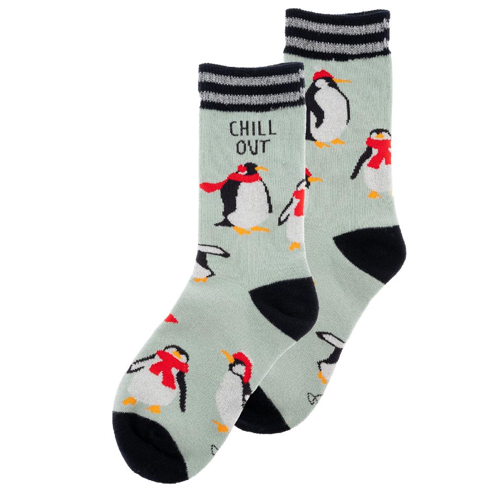karma gifts Penguin Holiday Socks