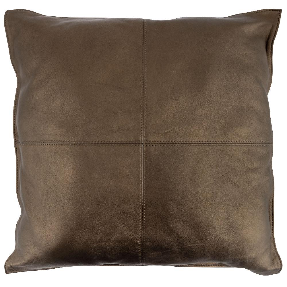 karma gifts Pewter Lambskin Square Pillow