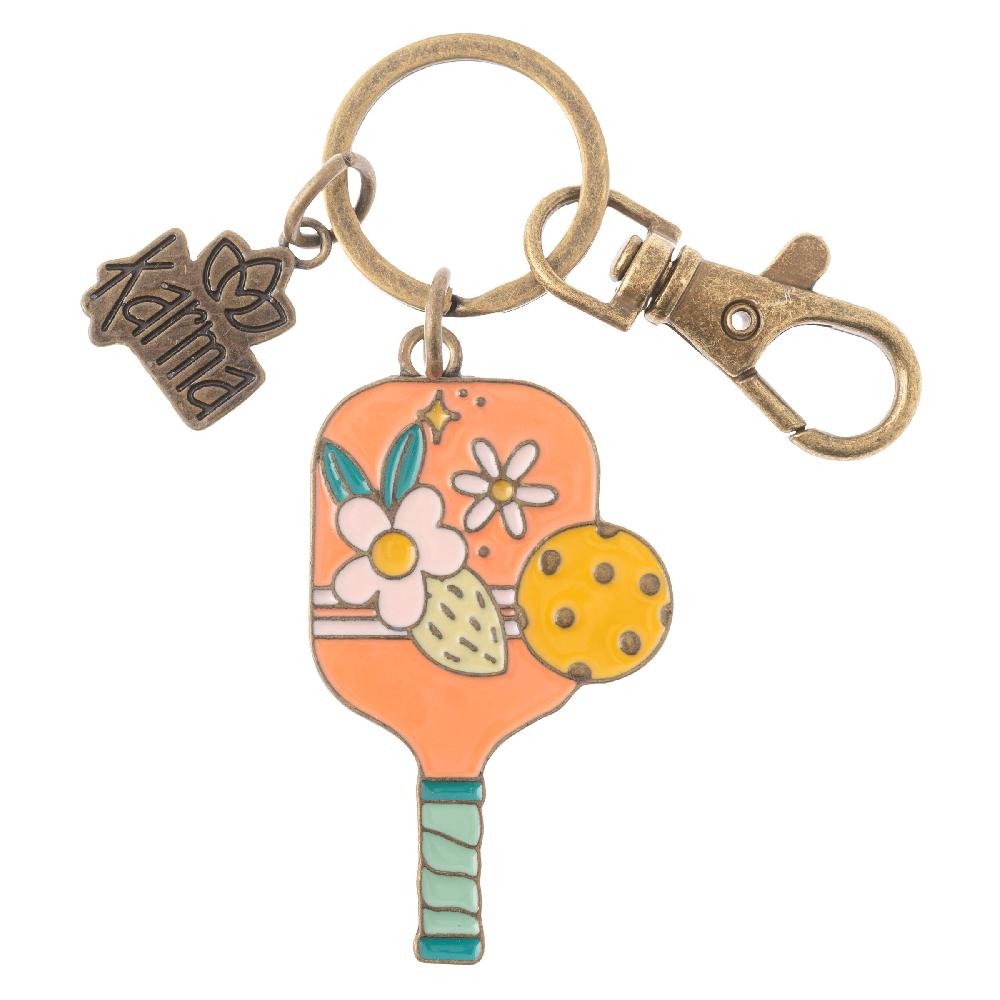 karma gifts Pickleball Enamel Key Chains