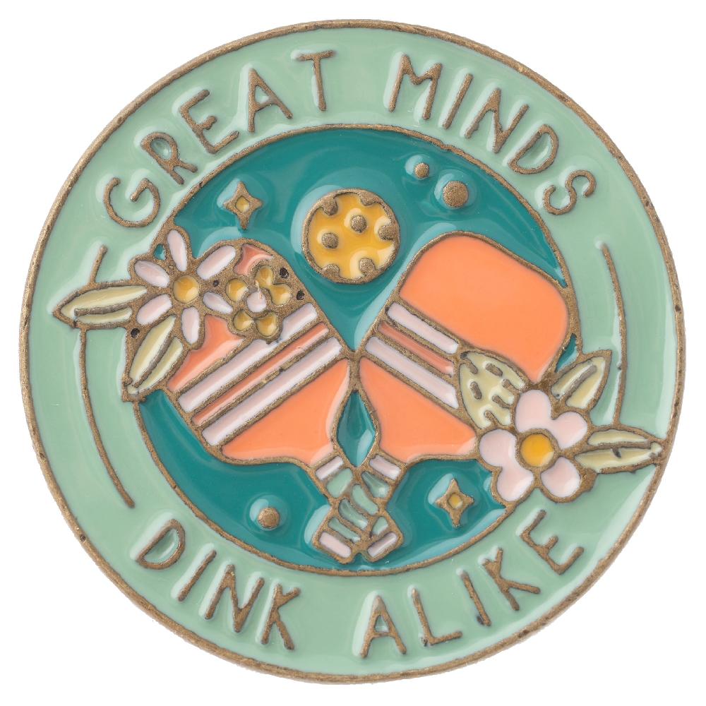 Karma Gifts Pickleball Enamel Pins