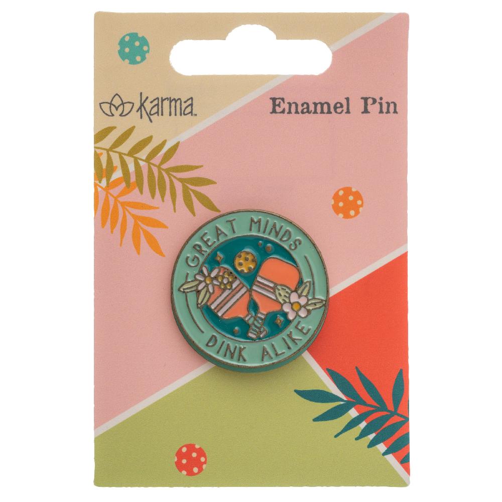 Karma Gifts Pickleball Enamel Pins