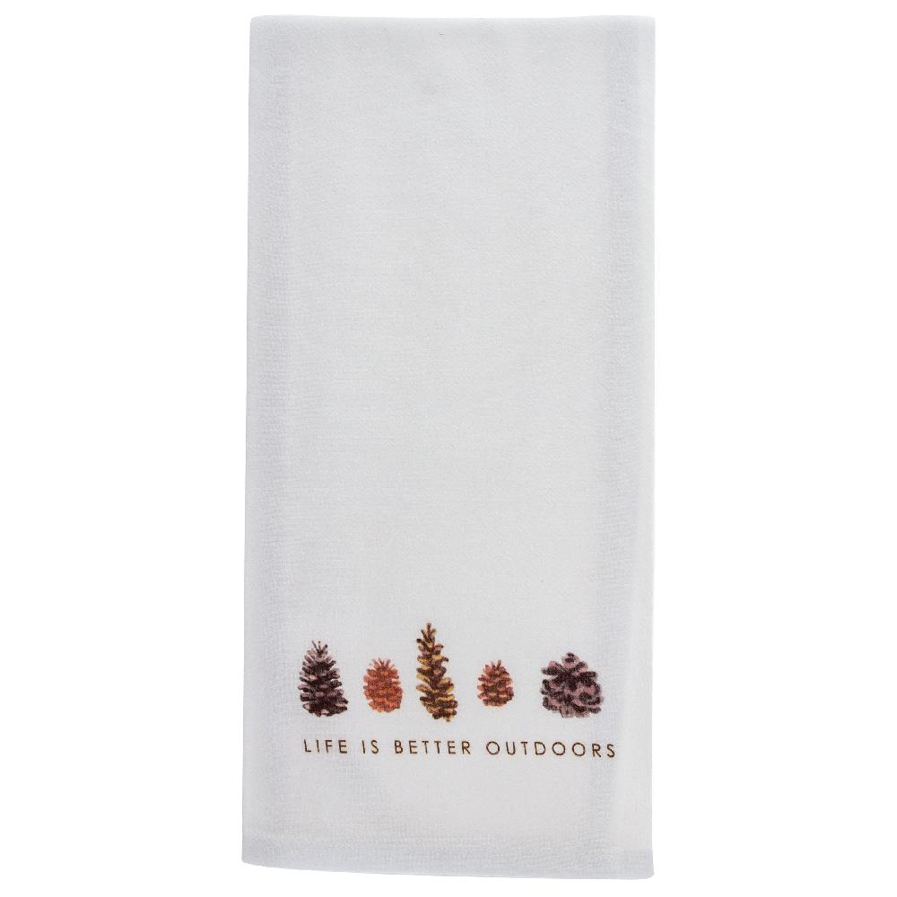 Karma Gifts Pinecone Cotton Tea Towels