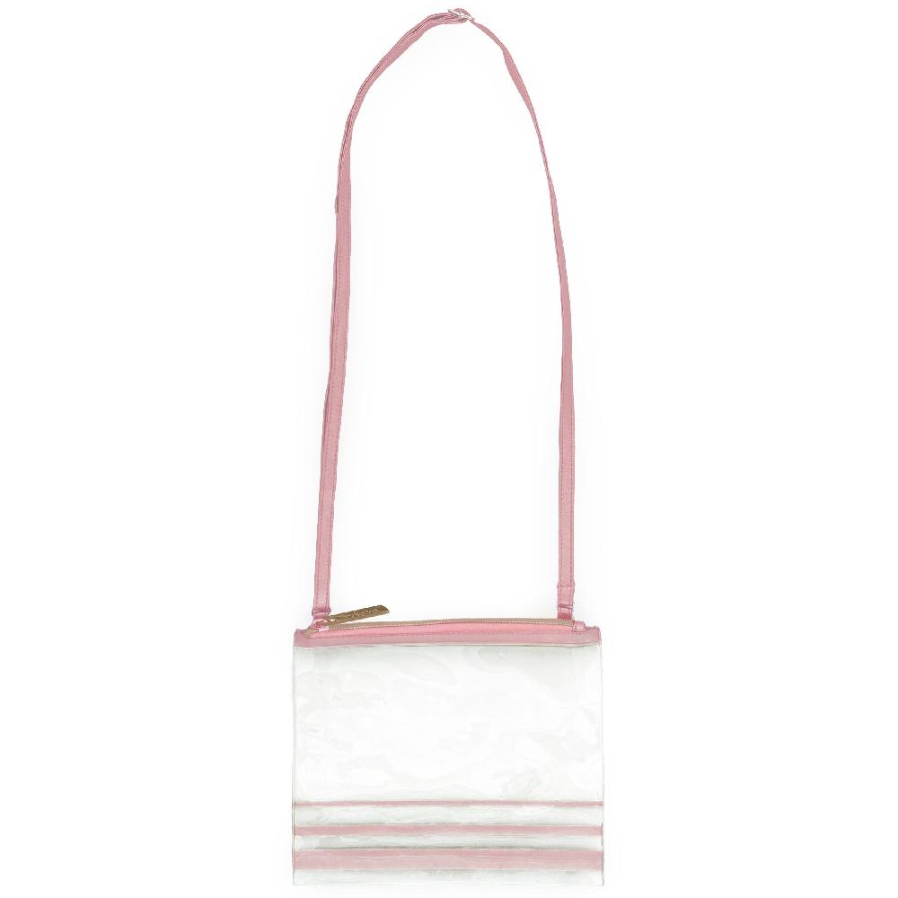 karma gifts Pink Clear Crossbody Bag