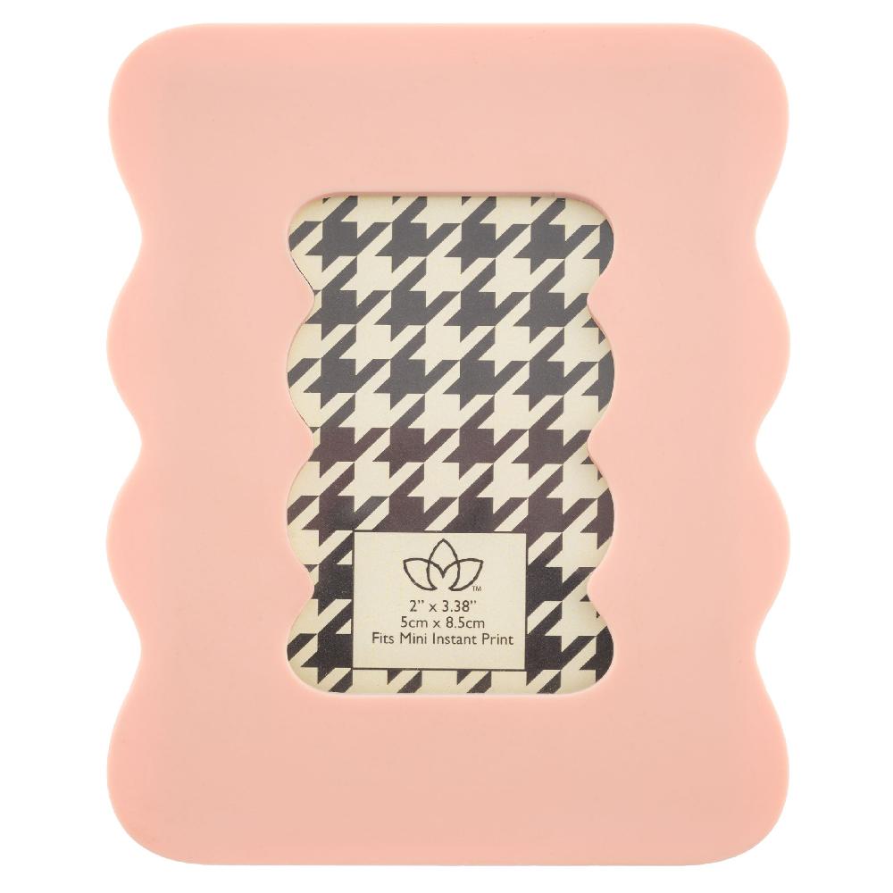 karma gifts Pink Resin Squiggle Mini Frame