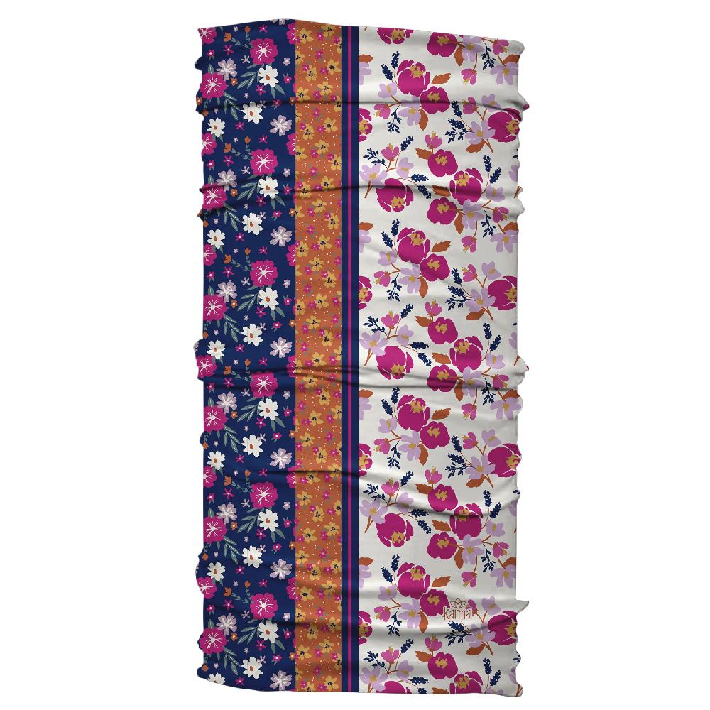 karma gifts Plum Split Floral Wide Headbands