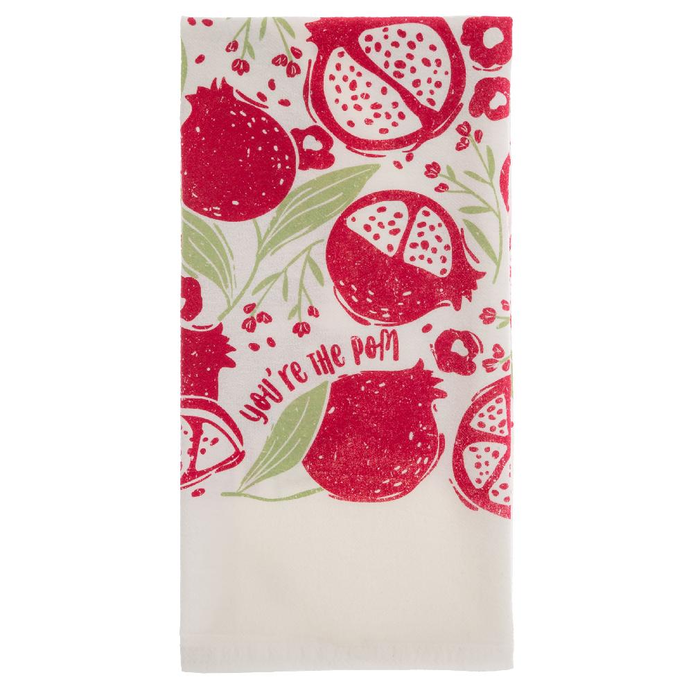 karma gifts Pomegranate Fruit Basket Tea Towels