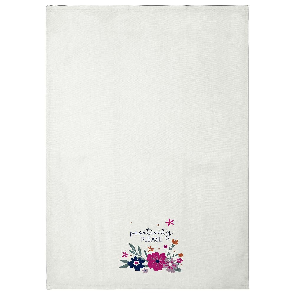 Karma Gifts Positivity Please Flora Tea Towels