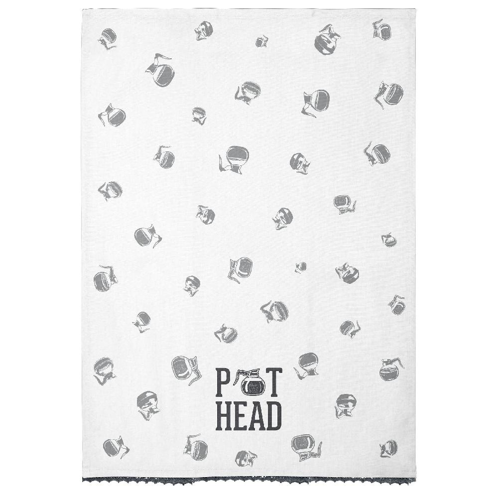 Karma Gifts Pot Head Flour Sack Tea Towel