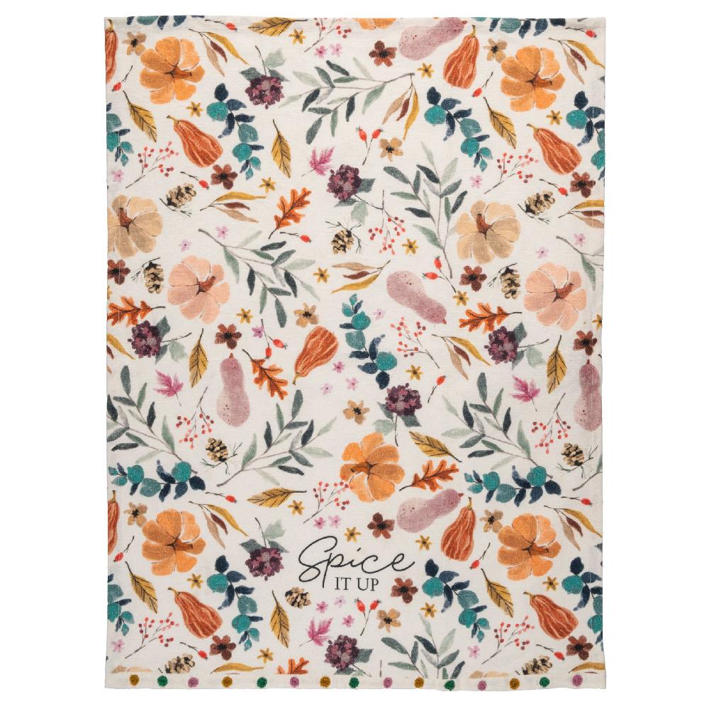 Karma Gifts Pumpkin Eclectic Tea Towel