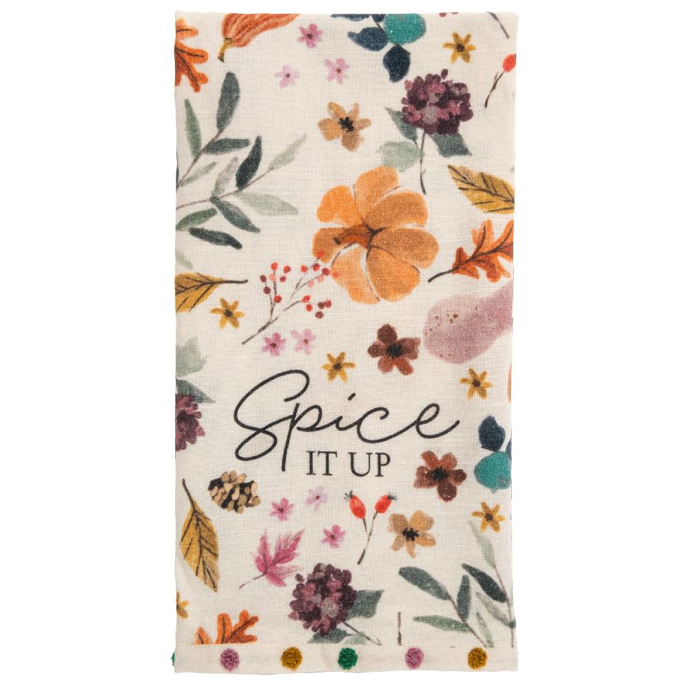 karma gifts Pumpkin Eclectic Tea Towel