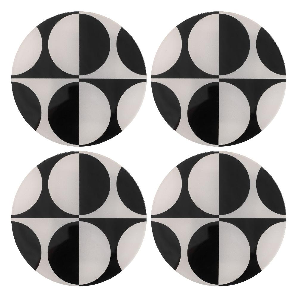 karma gifts Retro Dot Acrylic Coasters
