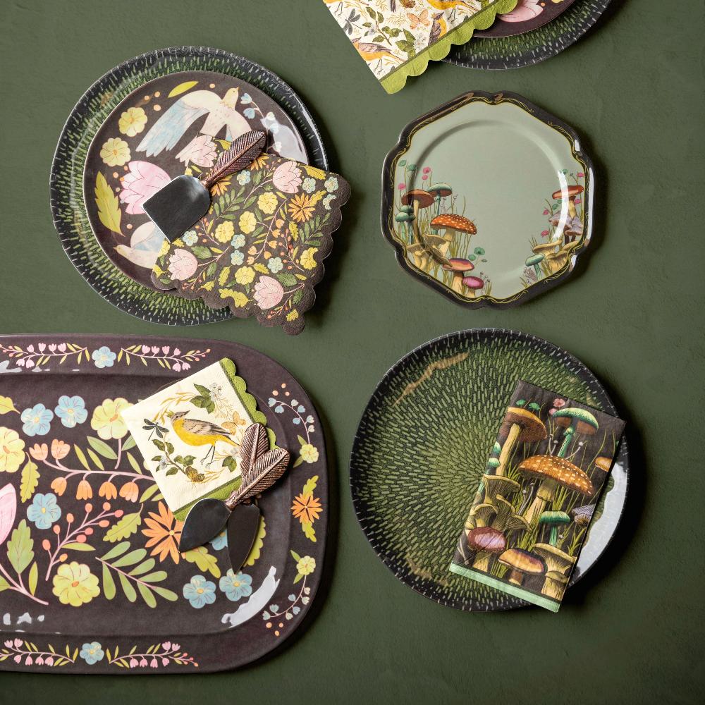 Karma Gifts Retro Dot Melamine Serving Tray