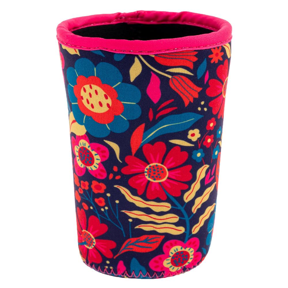 karma gifts Retro Floral Large Drink Sleeve