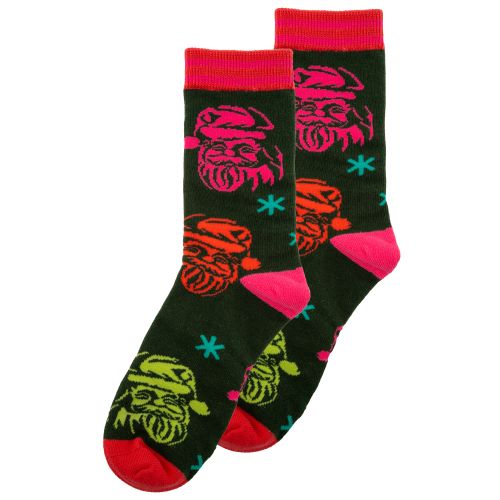 karma gifts Retro Santa Holiday Socks