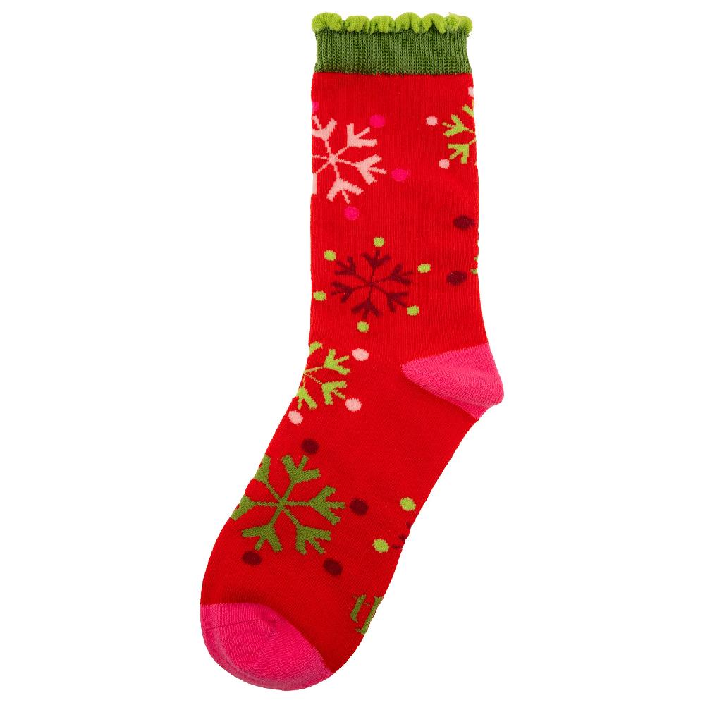 Karma Gifts Retro Snowflakes Holiday Socks