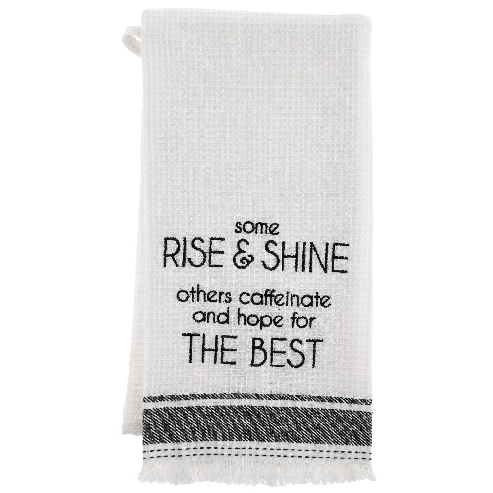 karma gifts Rise & Shine Milo Tea Towels