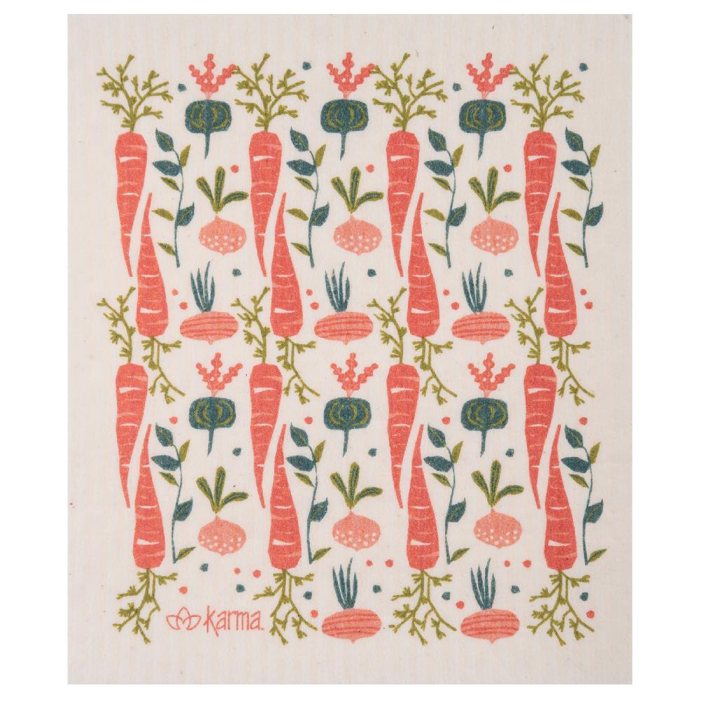 Karma Gifts Rooted Set Of 4 Swedish Dishcloths