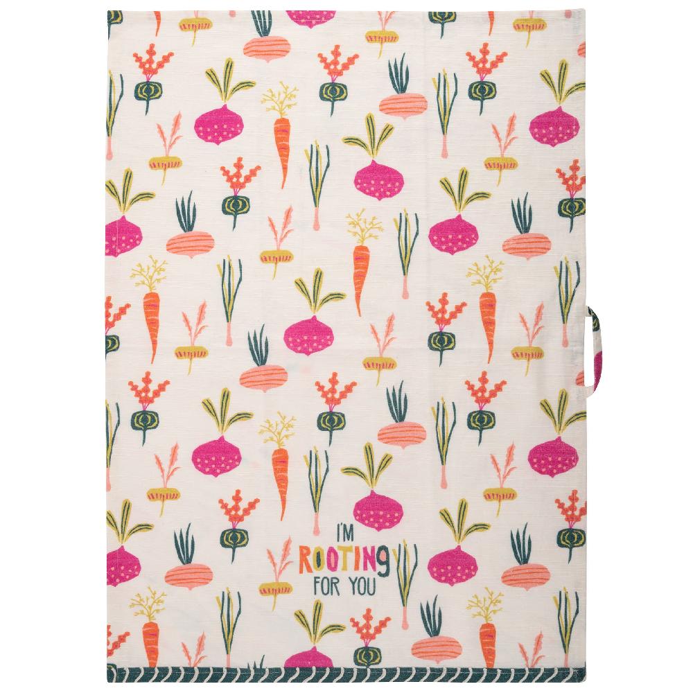 Karma Gifts Rooting Eclectic Tea Towel