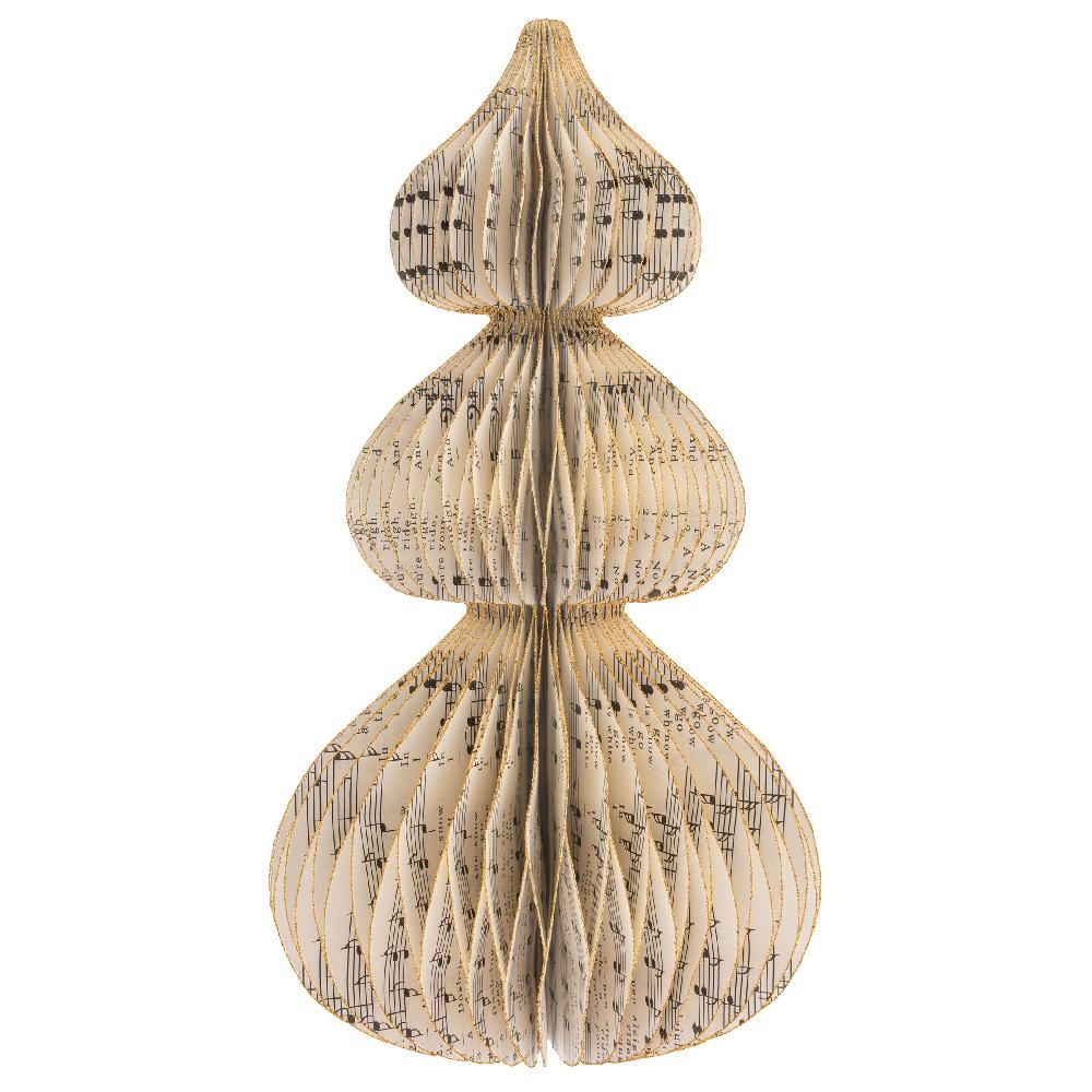 Karma Gifts Round Music Note Paper Tree