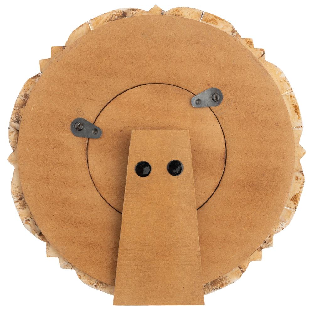 Karma Gifts Round Tawny Natural Bone Picture Frame