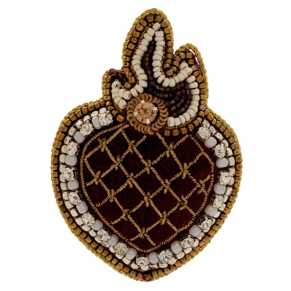 karma gifts Sacred Heart Beaded Ornament