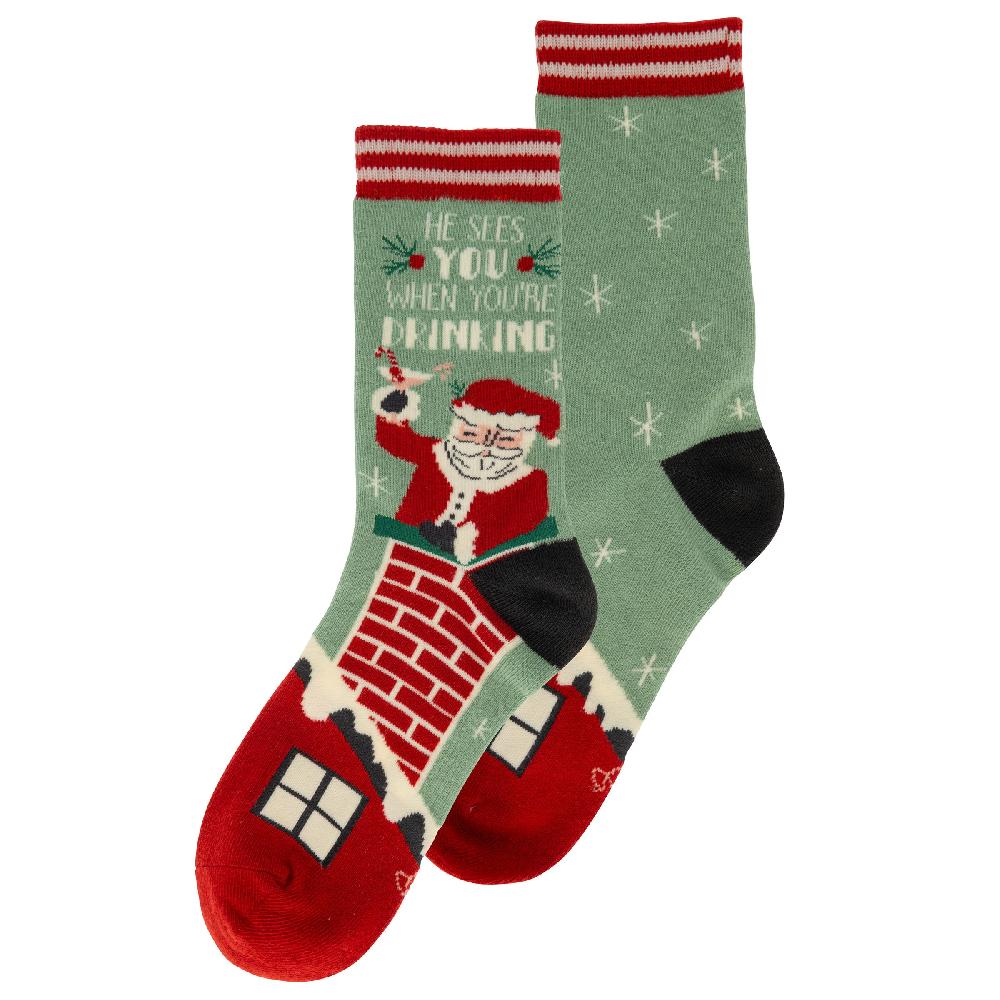 karma gifts Santa Holiday Socks