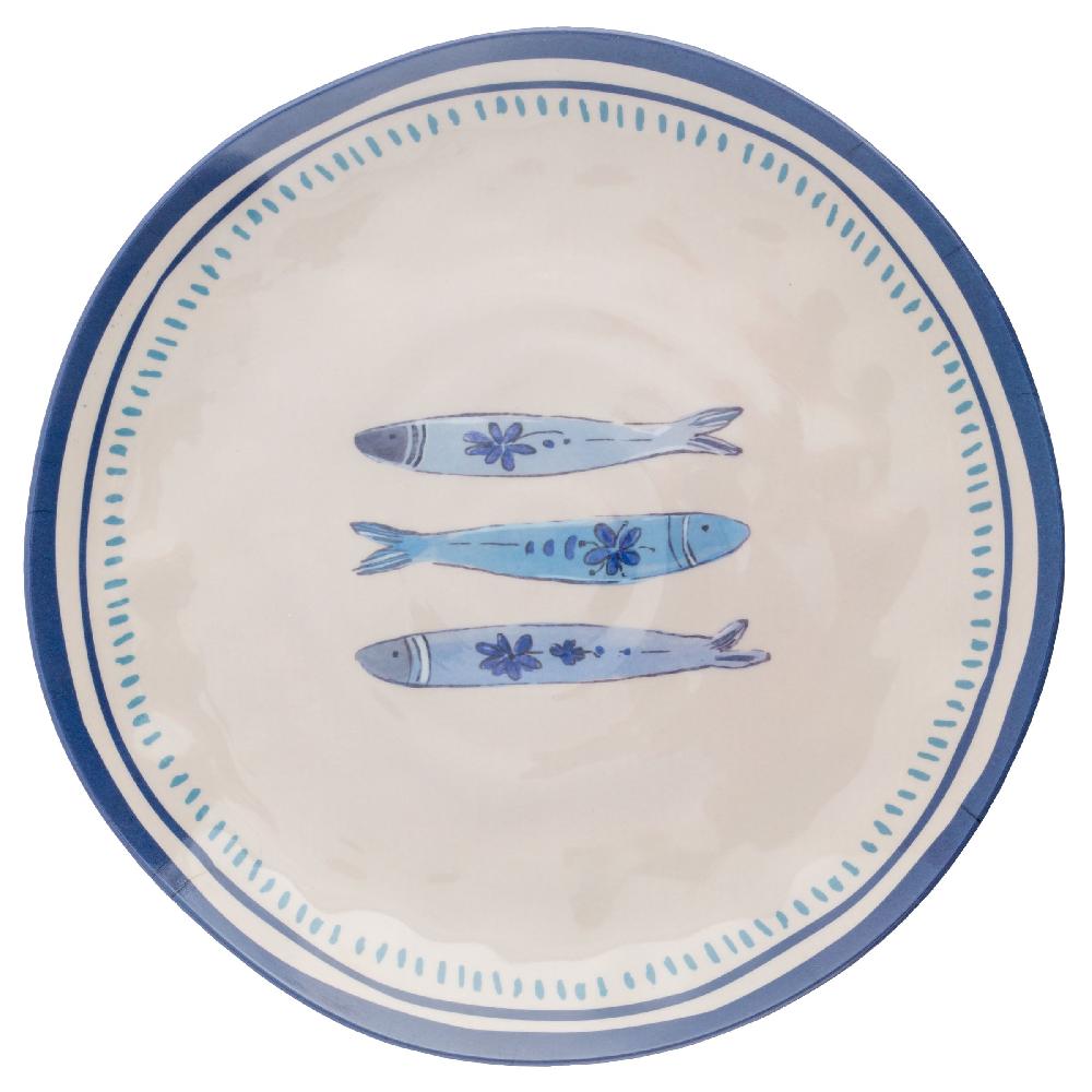 Karma Gifts Sardines Melamine Salad Plates