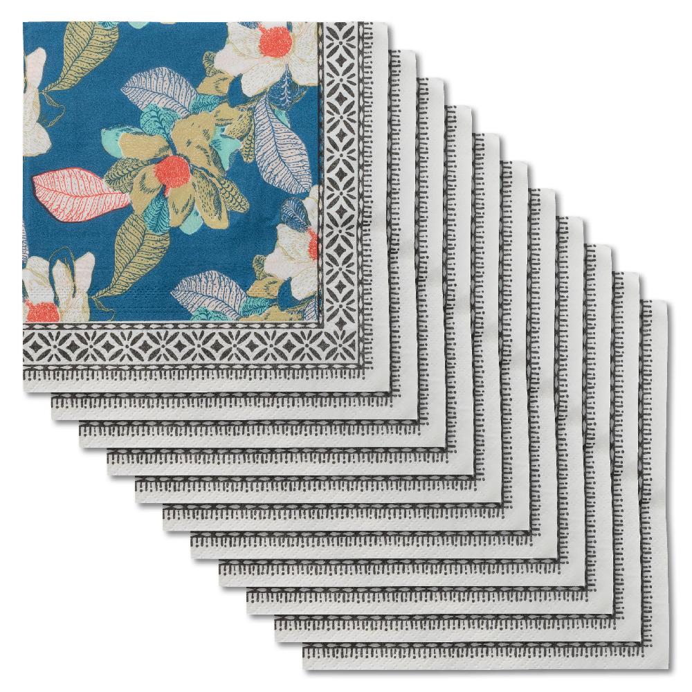 Karma Gifts Seaside Floral Luncheon Paper Napkins
