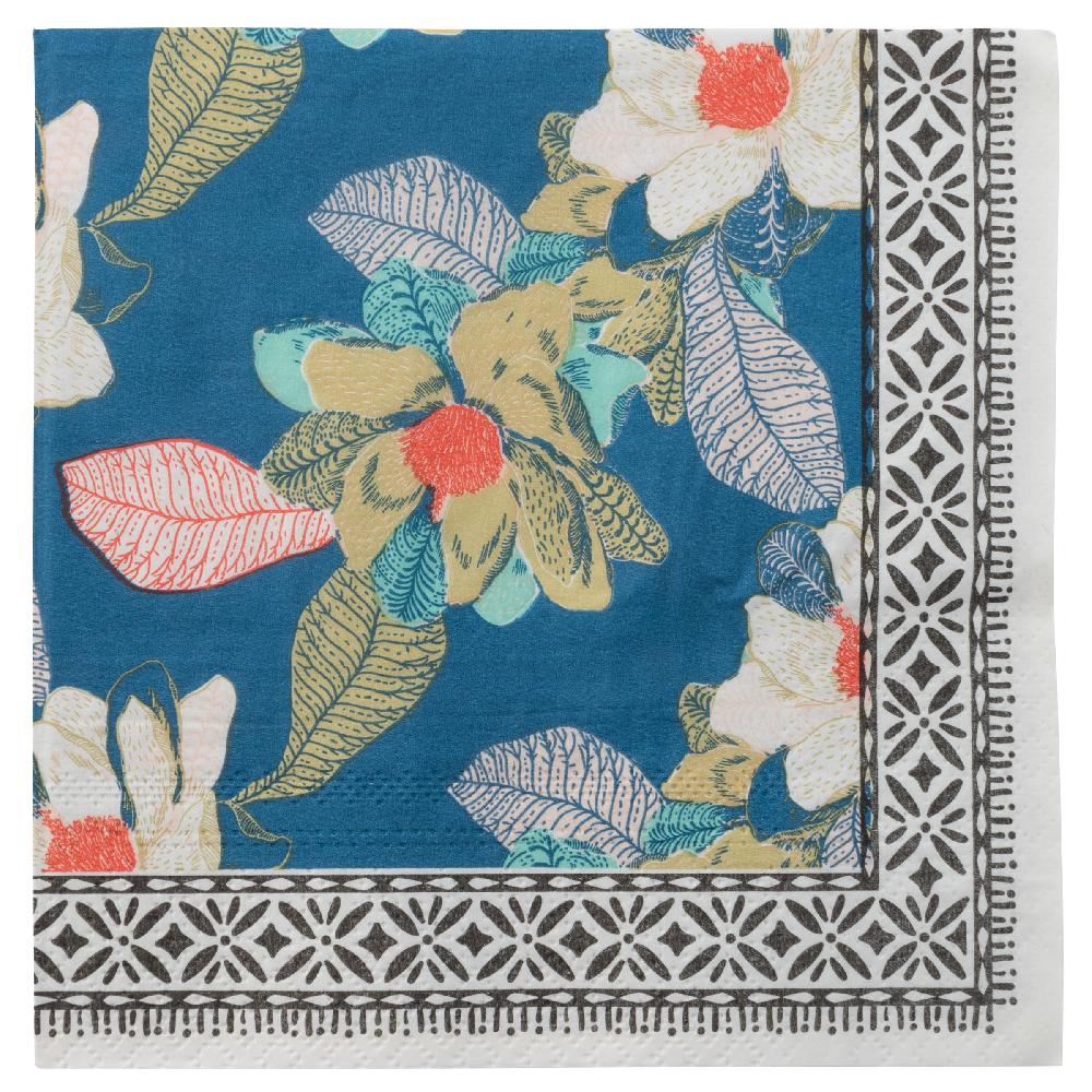 karma gifts Seaside Floral Luncheon Paper Napkins