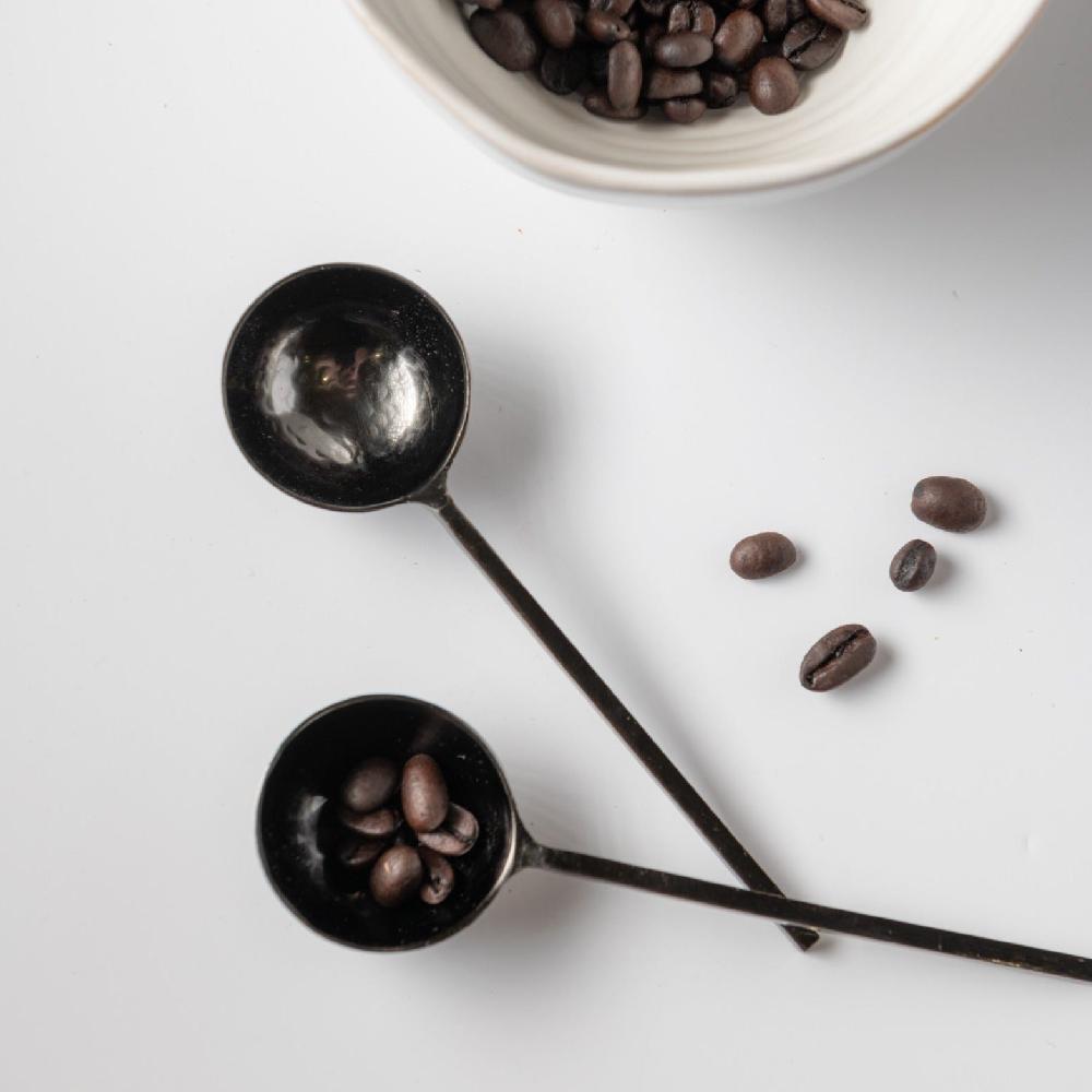 Karma Gifts Set Of 3 Black Metal Spoons