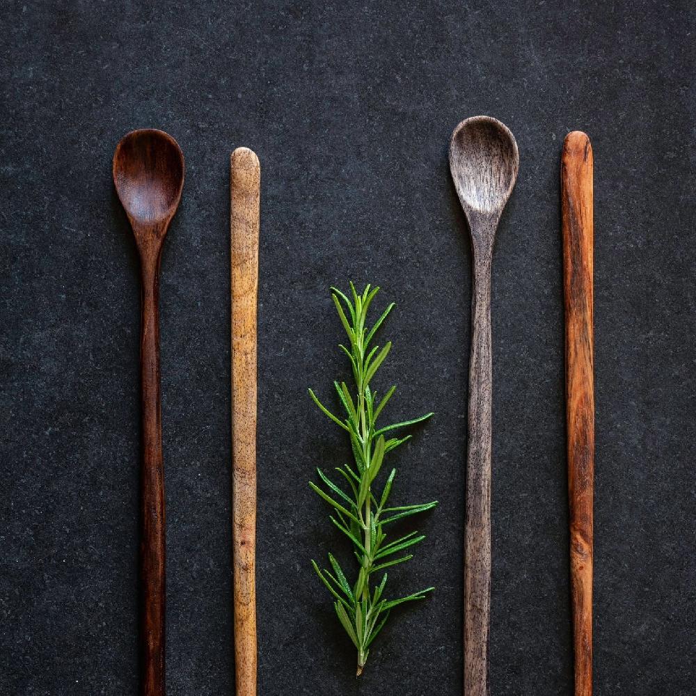 Karma Gifts Set Of 4 Wood Tasting Spoons Set Of 4