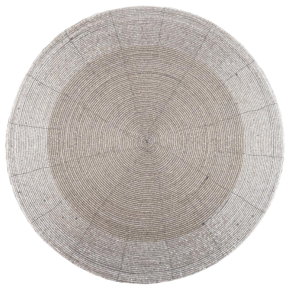 Karma Gifts Silver Beaded Placemat