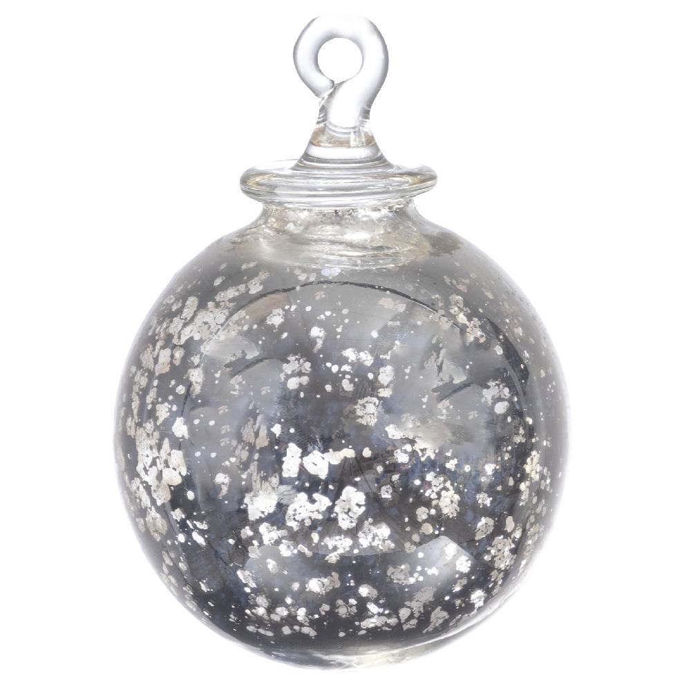karma gifts Silver Lucia Mercury Glass Ornament